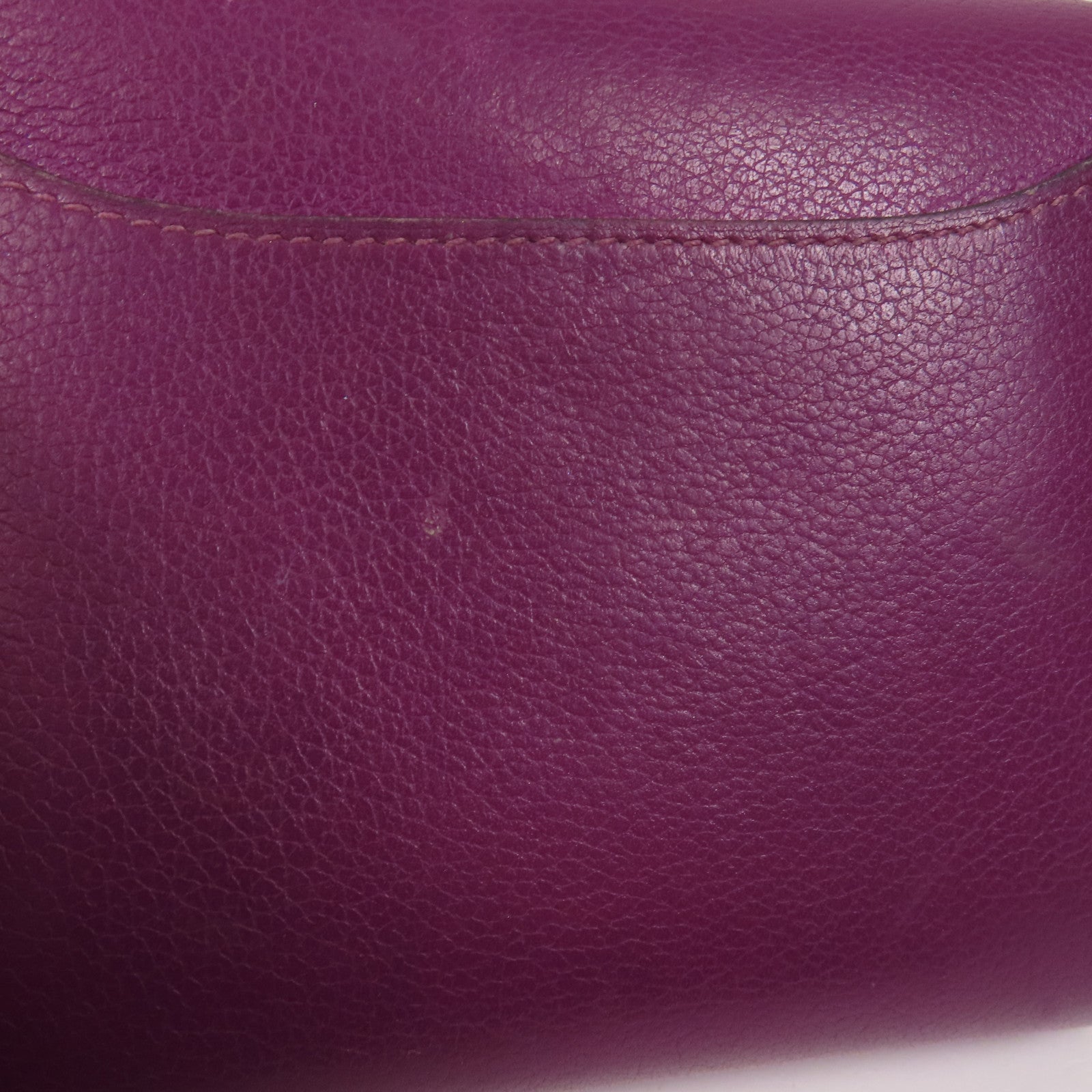 HERMES Evercolor皮革Constance Wallet金扣錢包Anemone