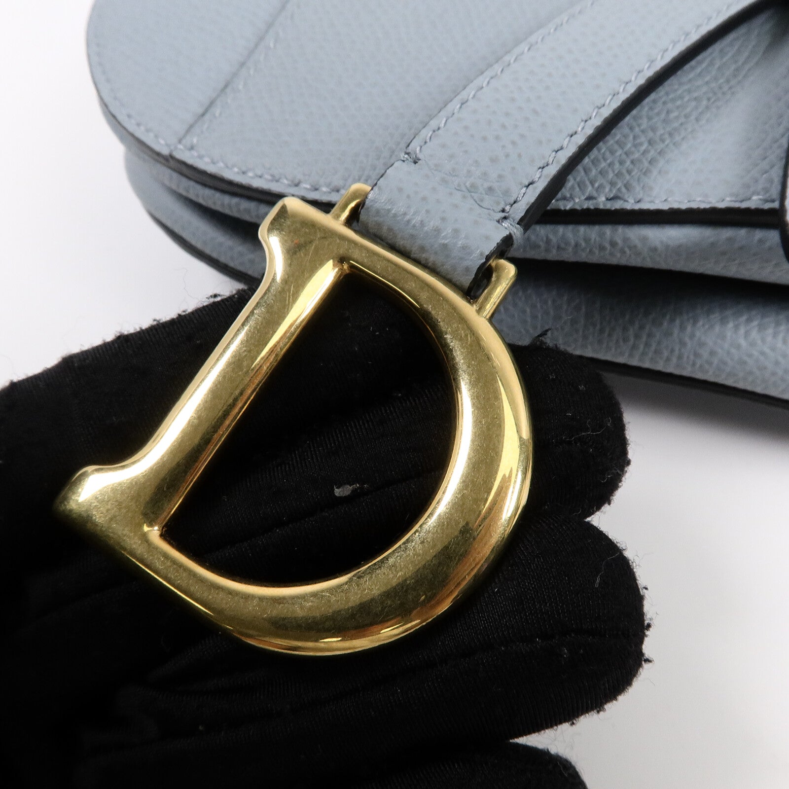 Dior 牛皮皮革Saddle Mini手挽肩背兩用袋