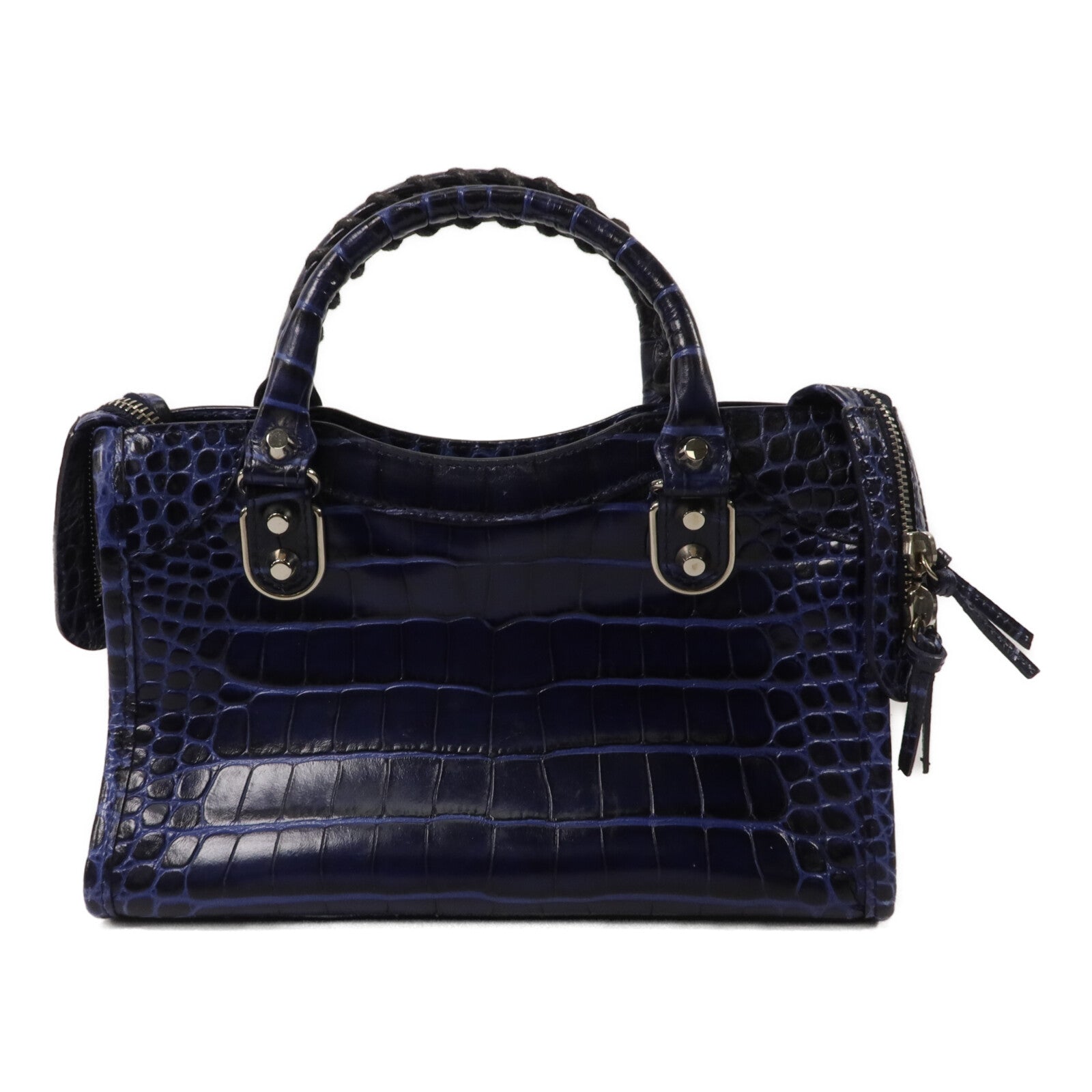 BALENCIAGA 牛皮皮革Mini City手挽肩背兩用袋