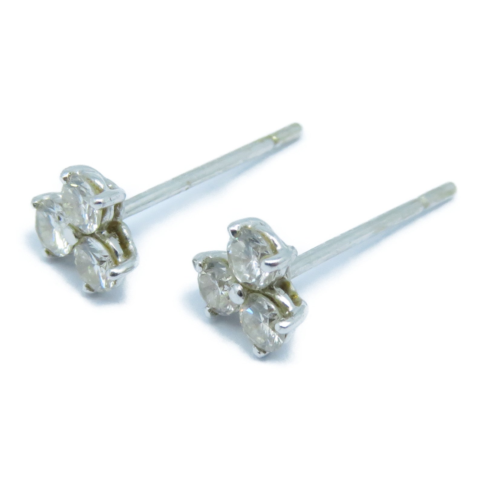 JEWELRY 【激減優惠】18K白金Diamond Earrings鑽石耳環