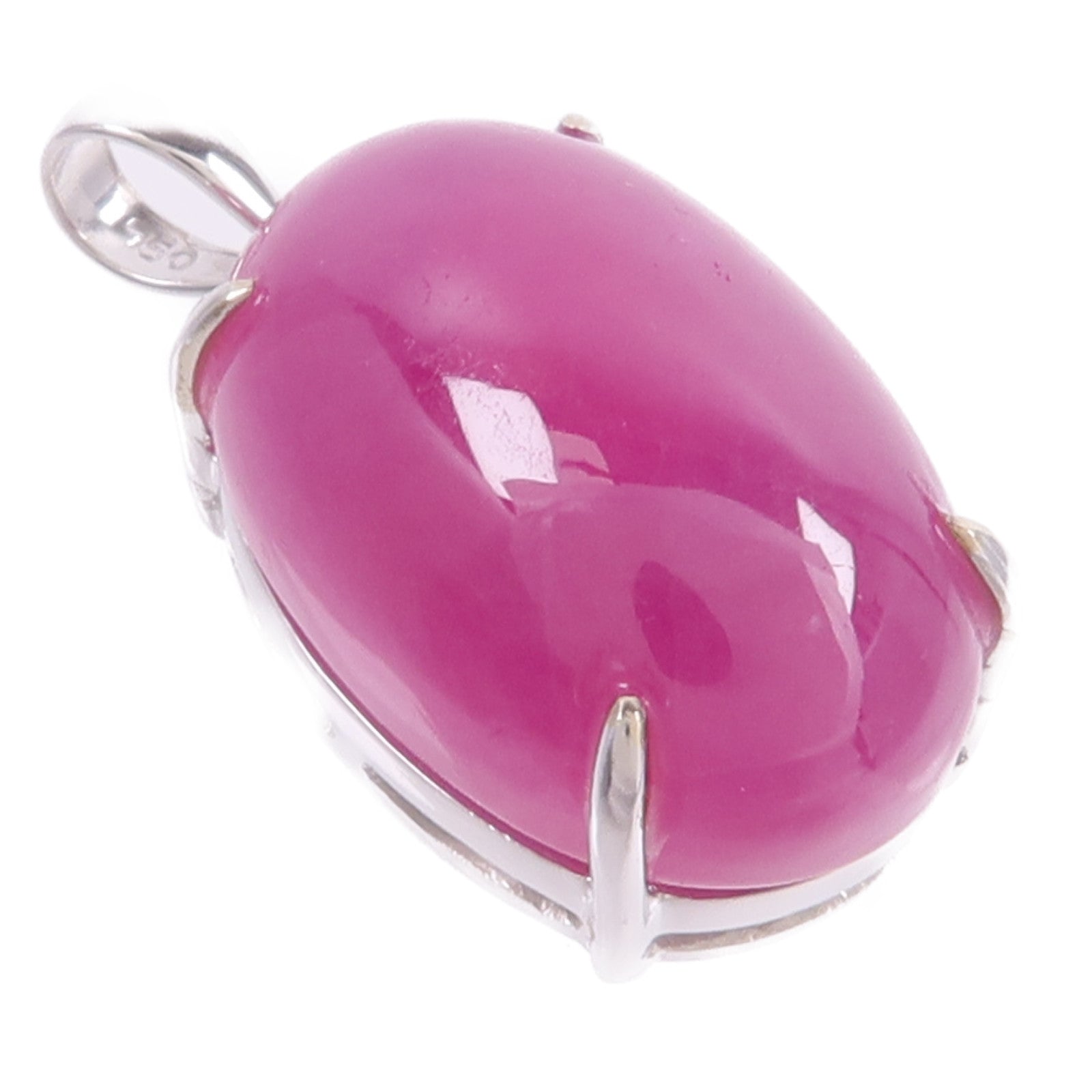 JEWELRY 18K白金Ruby Top紅寶石吊墜