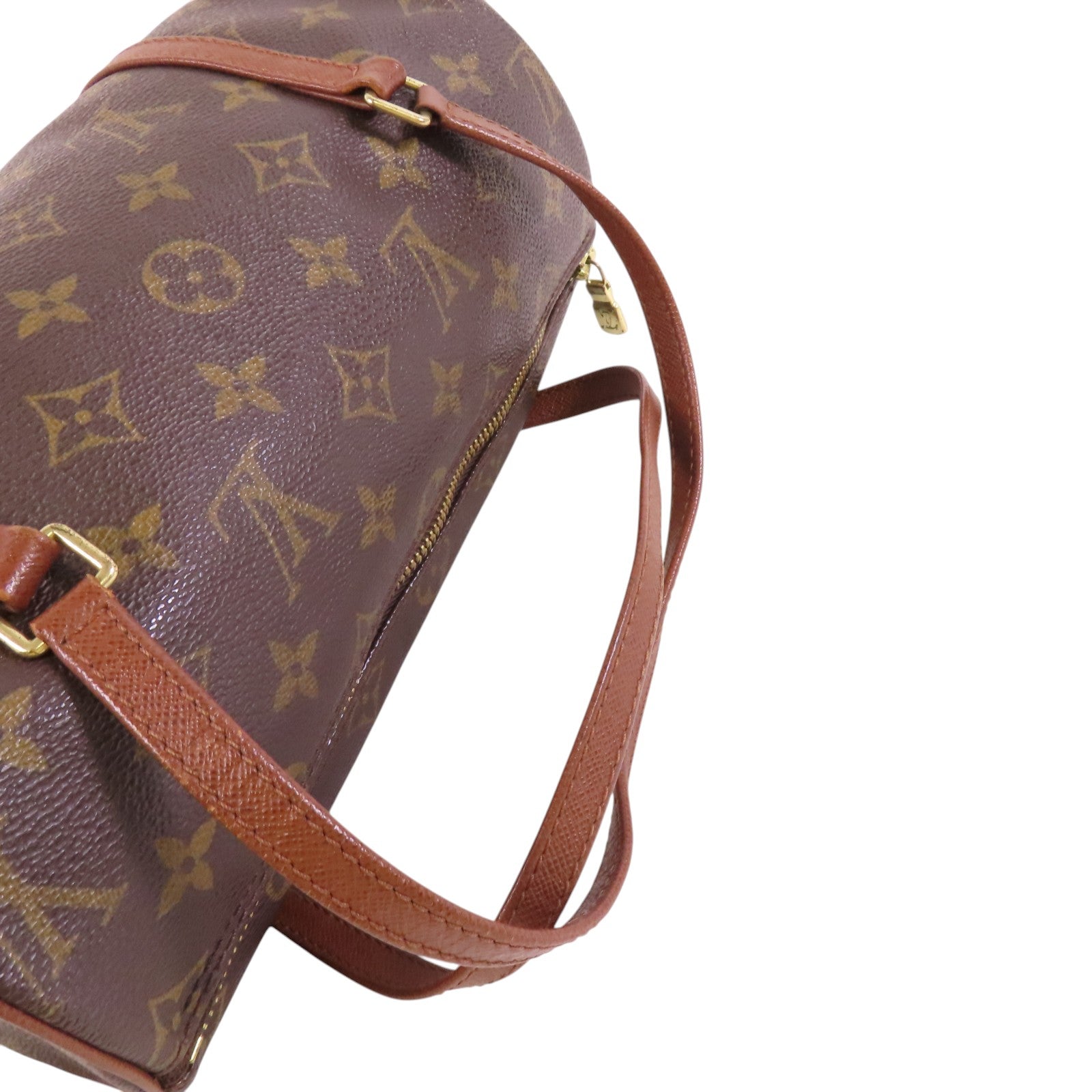 LOUIS VUITTON Monogram Papillon PM金扣手挽袋