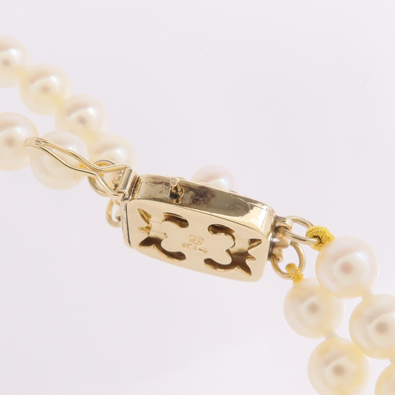 MIKIMOTO 14K黃金Pearl Necklace珍珠項鍊