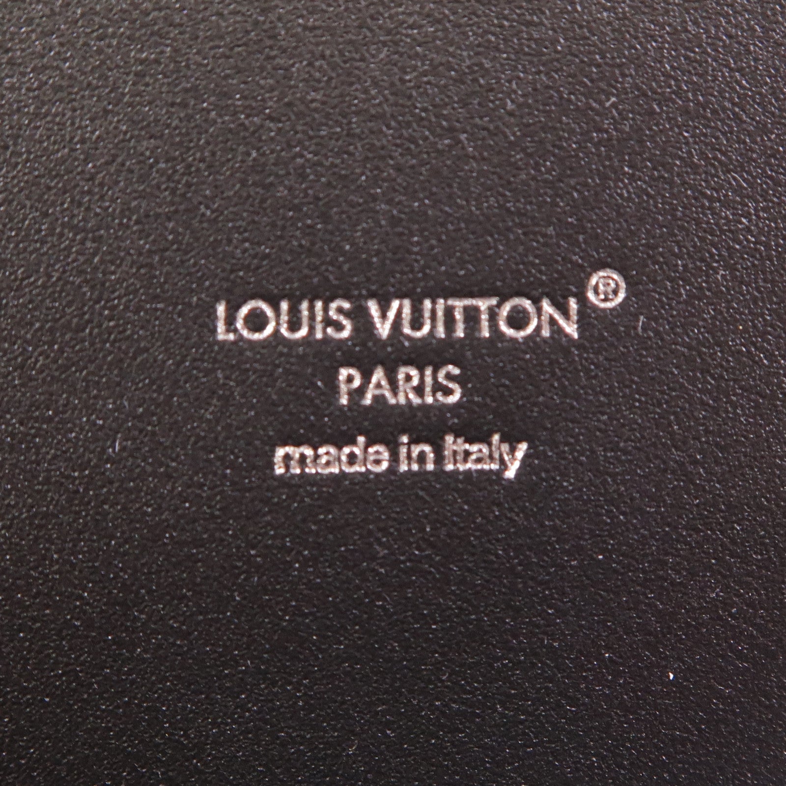 LOUIS VUITTON Monogram LV Crab銀扣吊飾