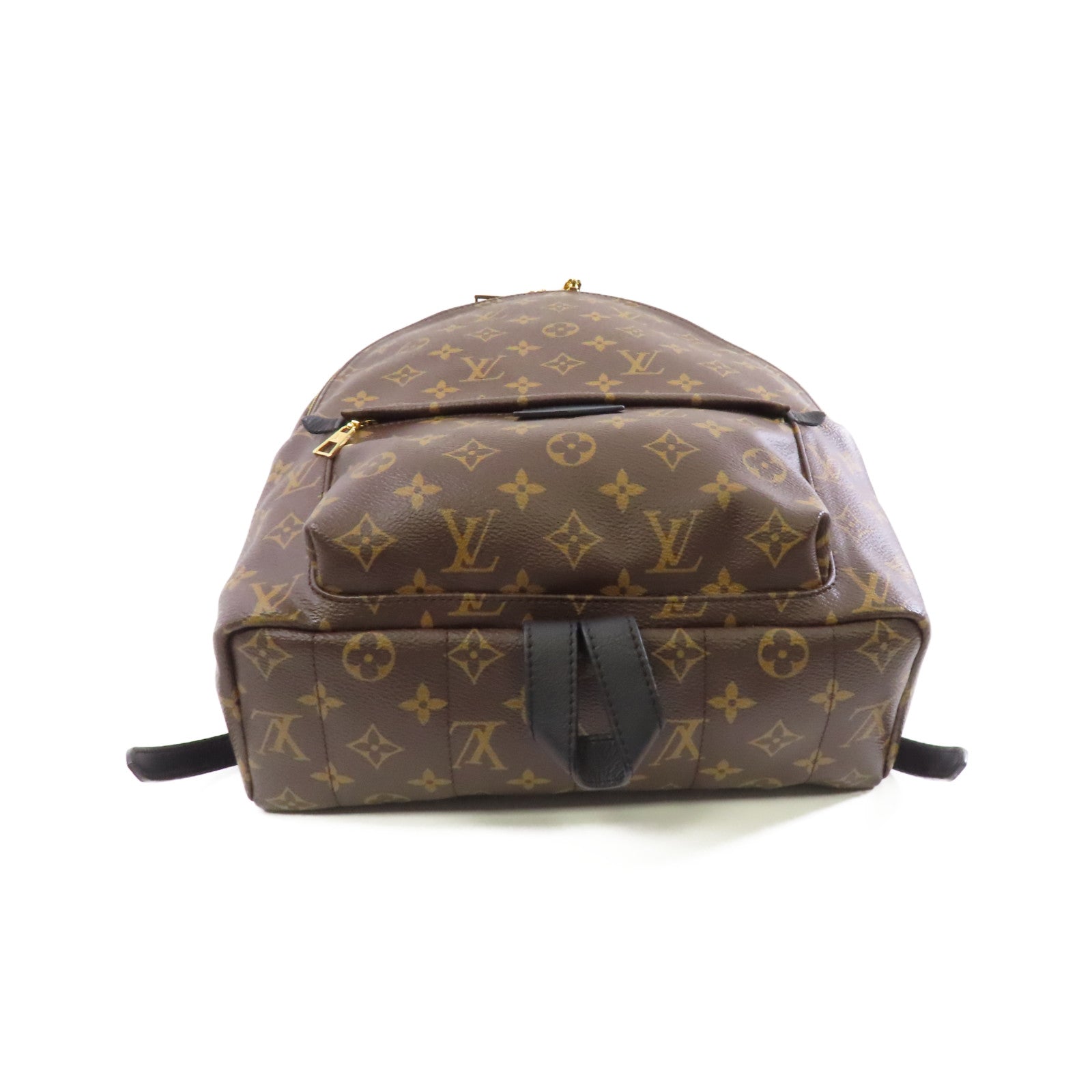 LOUIS VUITTON 【激減優惠】Monogram Macassar Palm Spring MM金扣背包棕色
