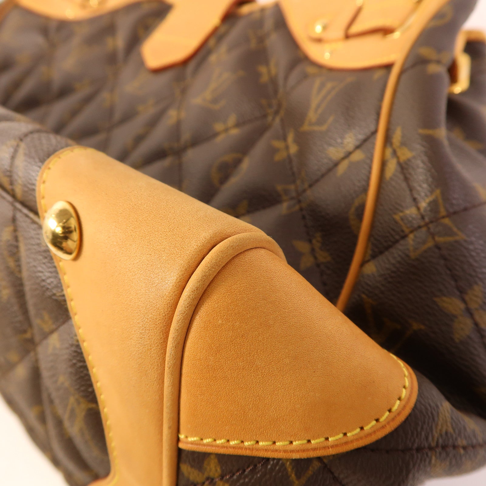 LOUIS VUITTON Monogram Etolie金扣手挽袋