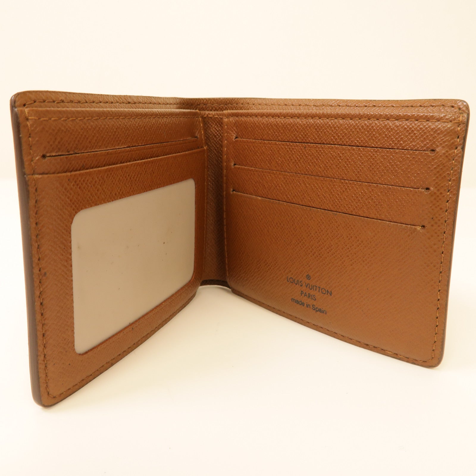 LOUIS VUITTON Monogram Porte Billet 9 Cartes Credit折疊錢包啡色