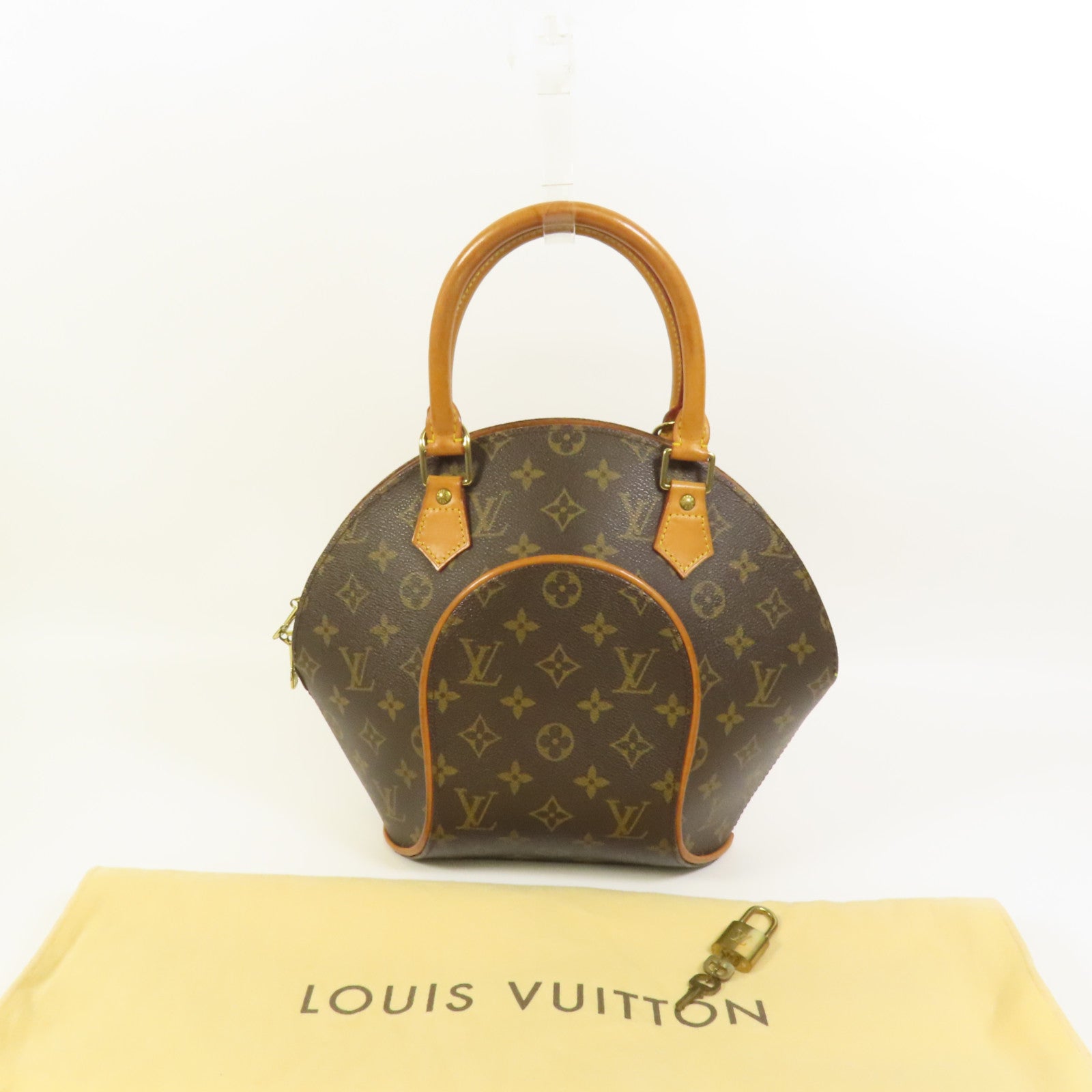 LOUIS VUITTON Monogram Ellipse PM金扣手挽袋