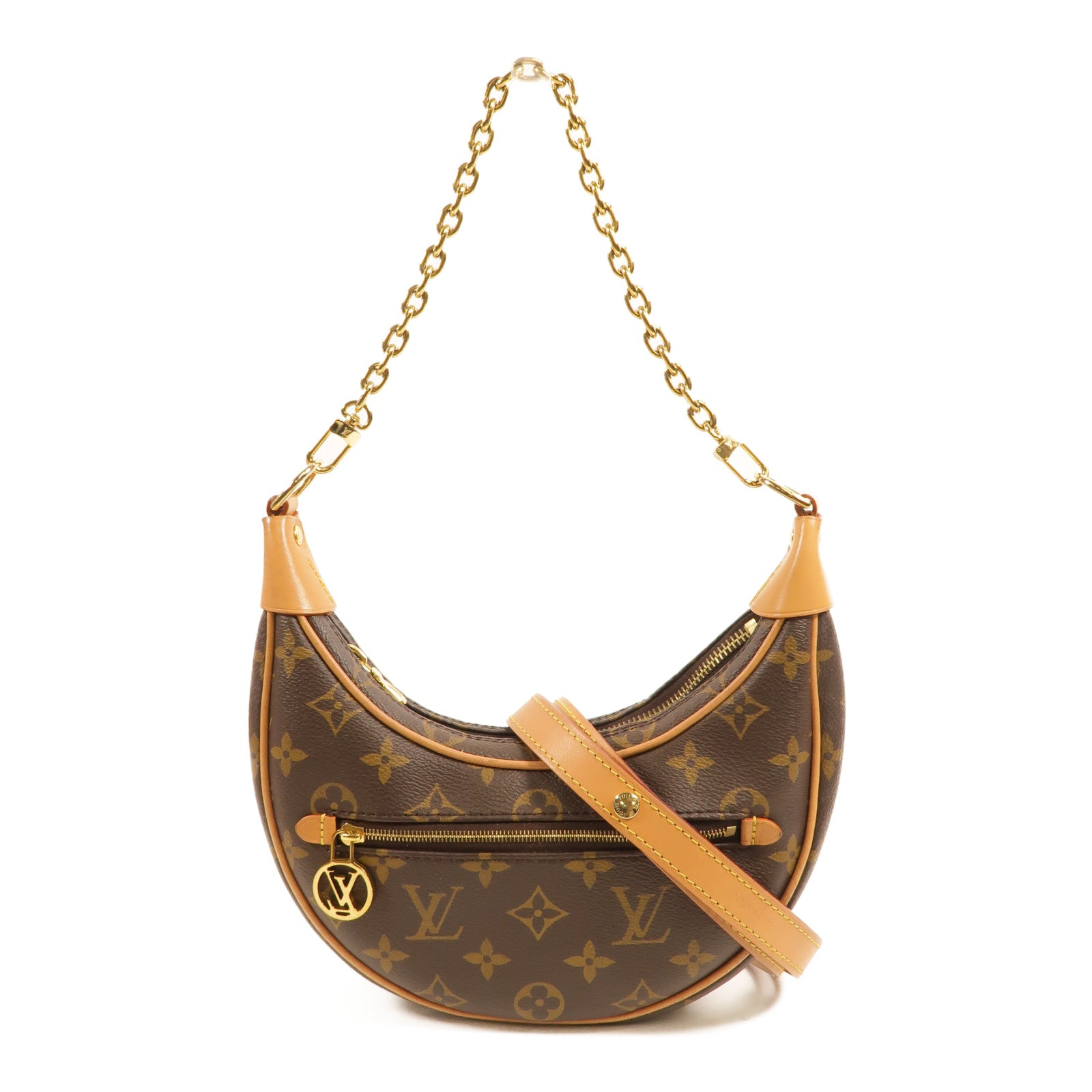 LOUIS VUITTON Monogram Loop金扣手挽肩背兩用袋