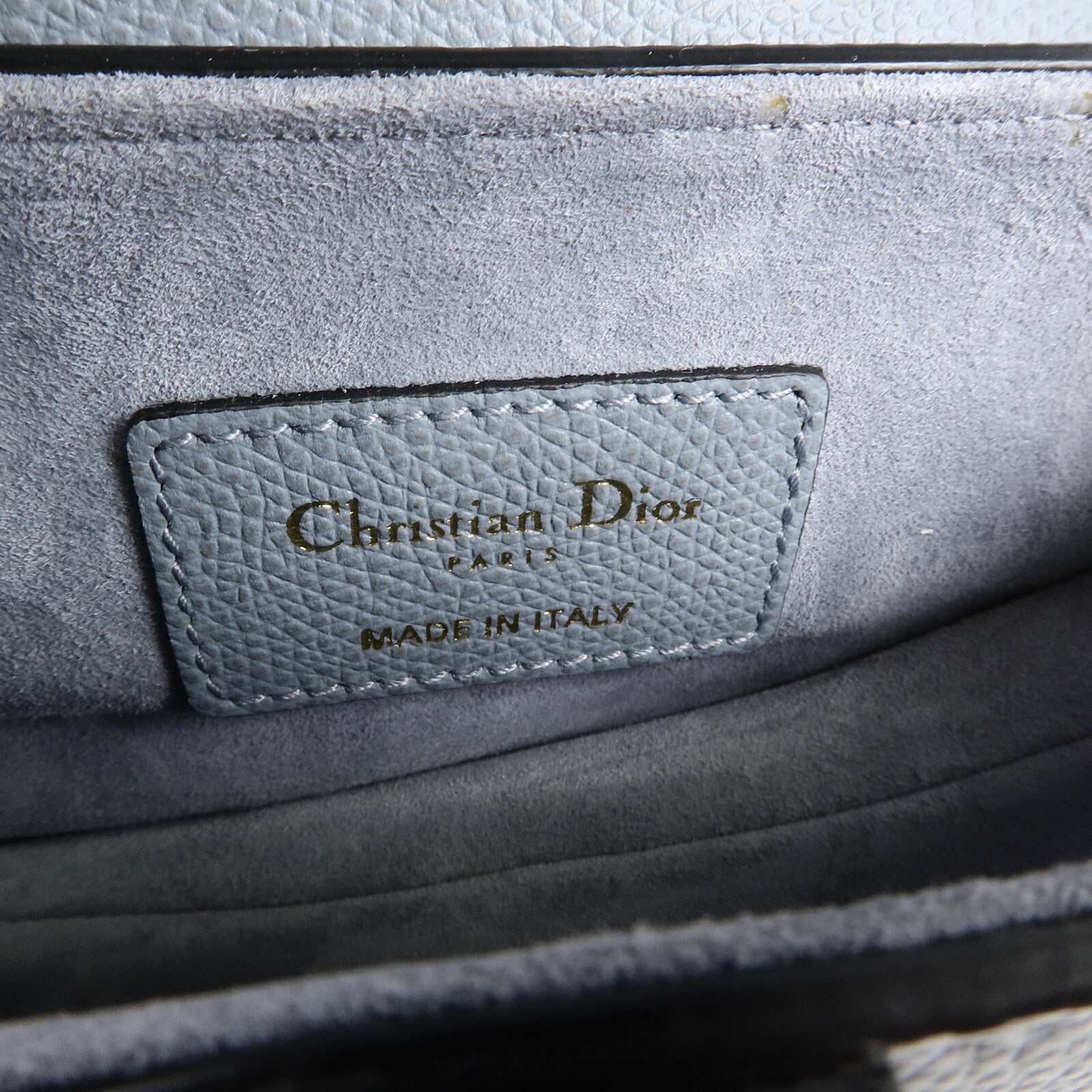 Dior 牛皮皮革Saddle Mini手挽肩背兩用袋