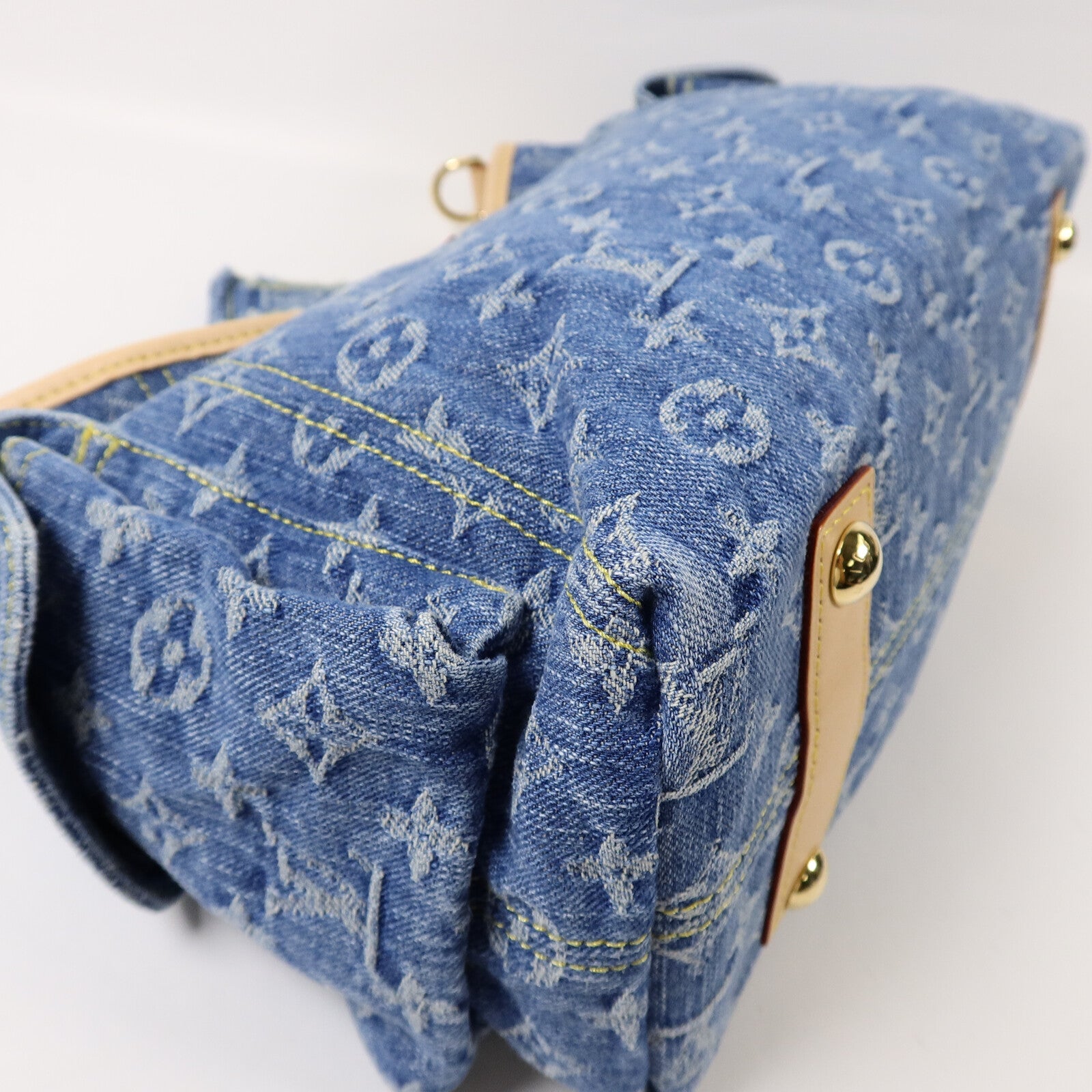 LOUIS VUITTON Monogram Denim Carryall Cargo PM肩背袋
