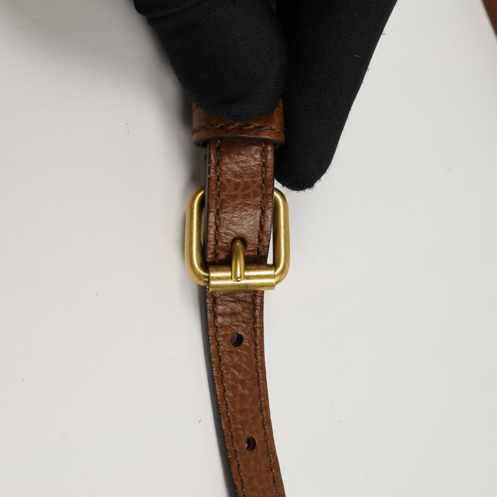 GUCCI 牛仔布Interlocking G Mini Tote手挽肩背兩用袋