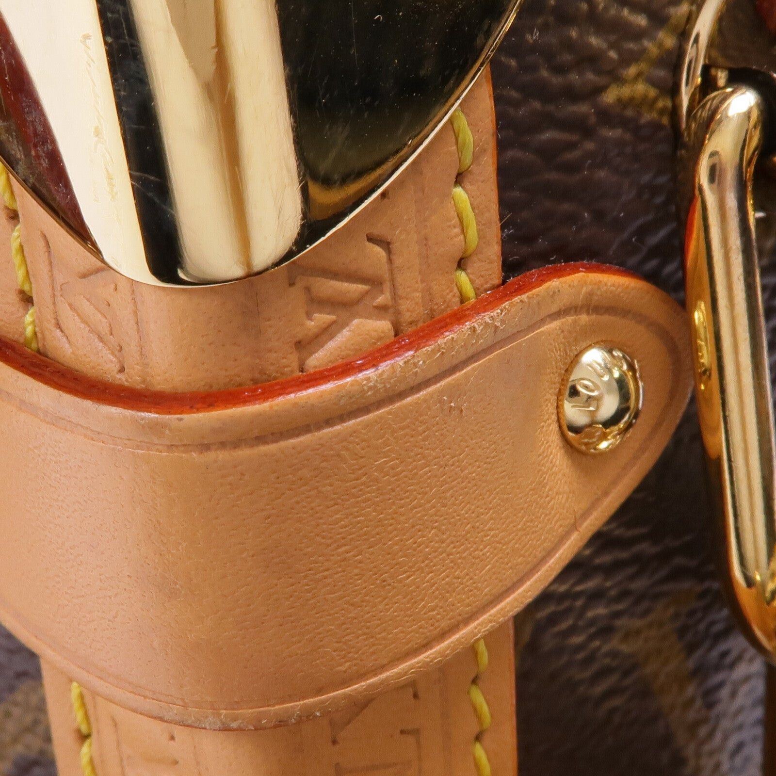 LOUIS VUITTON Monogram Side Trunk PM金扣手挽肩背兩用袋