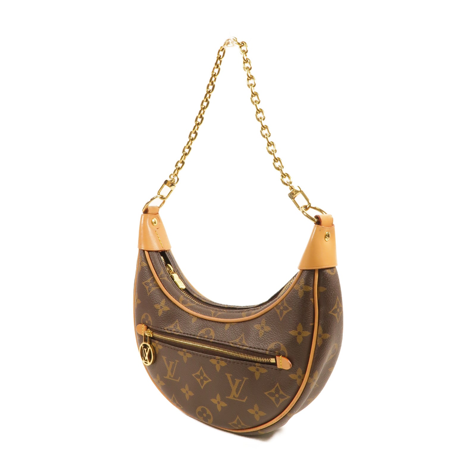 LOUIS VUITTON Monogram Loop金扣手挽肩背兩用袋