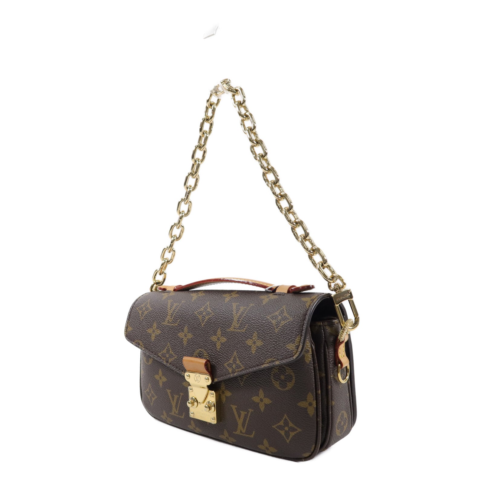 LOUIS VUITTON Monogram Pochette Metis East West手挽肩背兩用袋