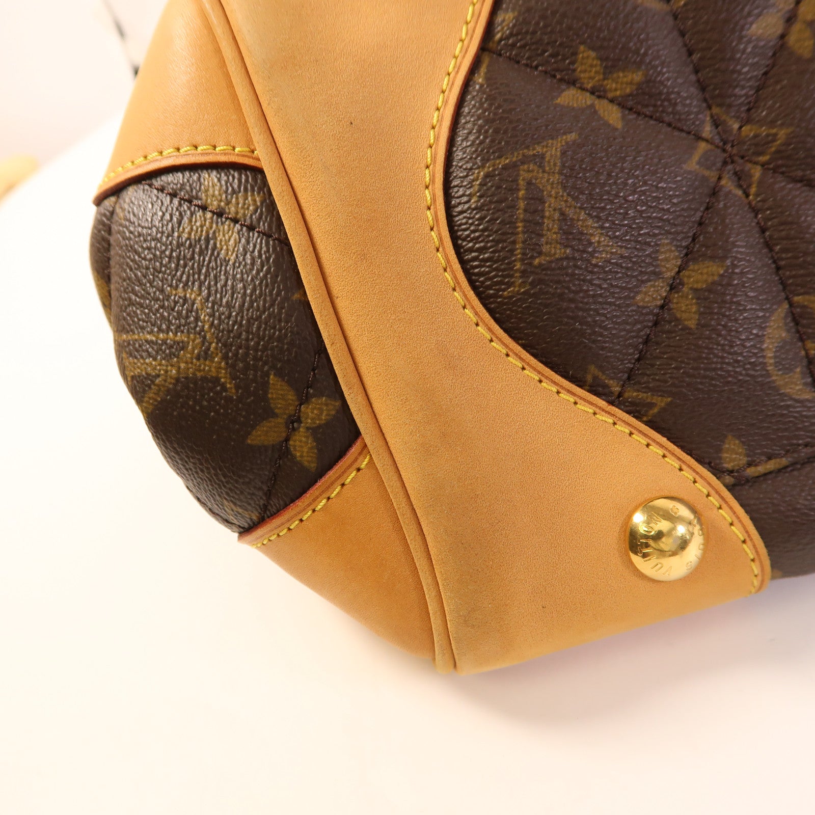 LOUIS VUITTON Monogram Etolie金扣手挽袋
