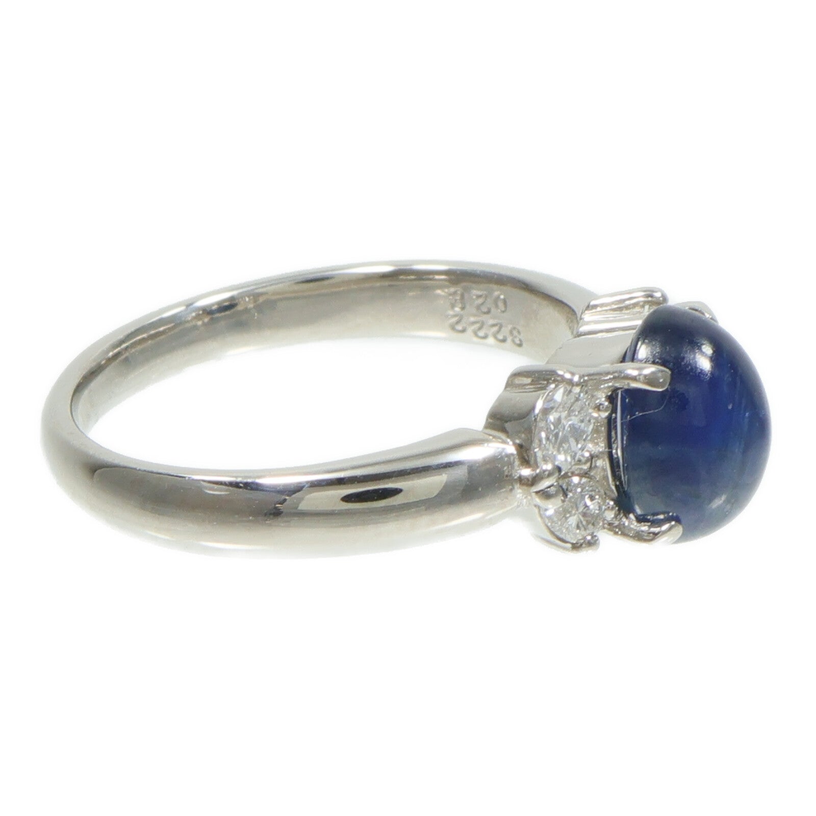 JEWELRY PT900鉑金Sapphire Diamond Ring藍寶石/鑽石戒指