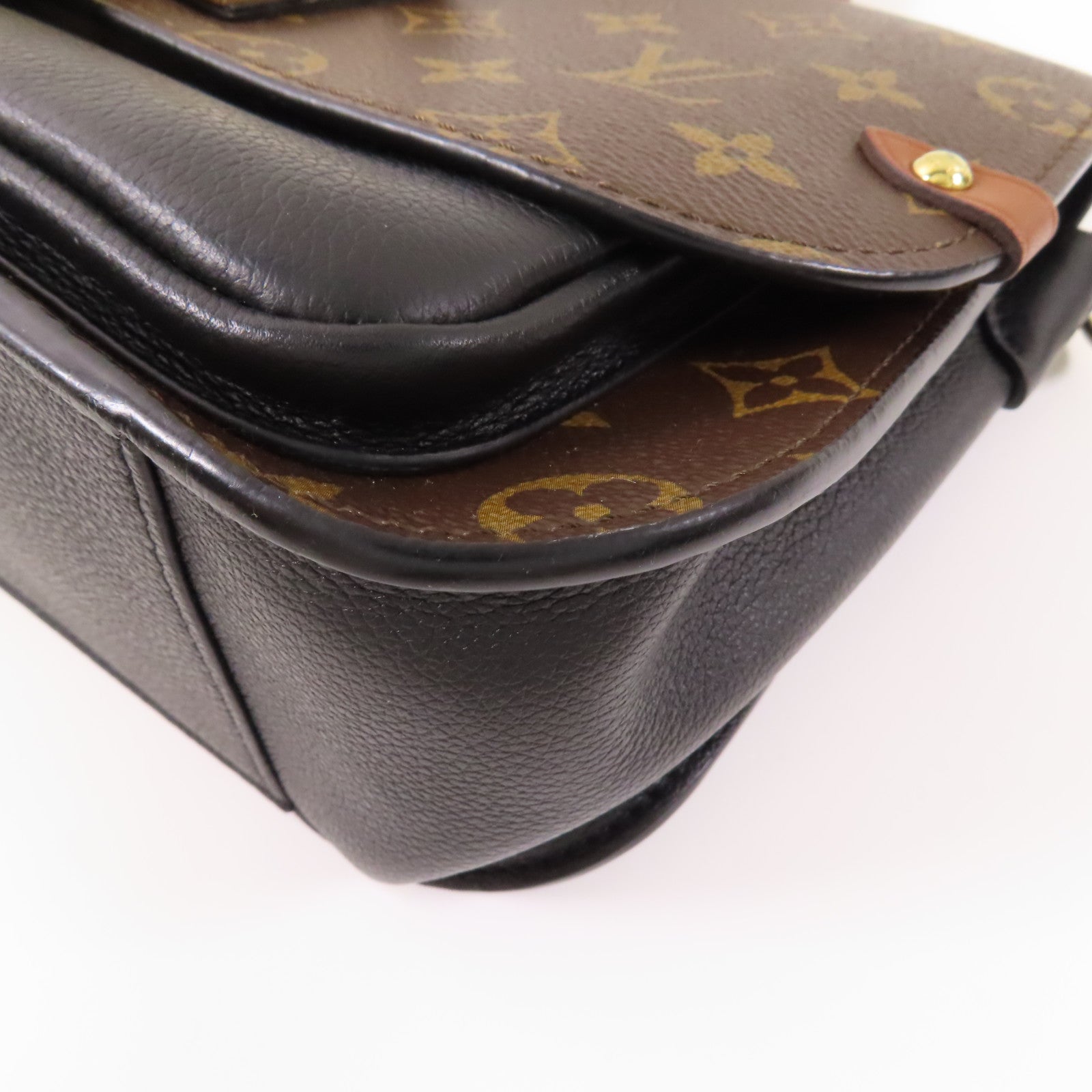 LOUIS VUITTON Monogram Vanguard金扣手挽肩背兩用袋