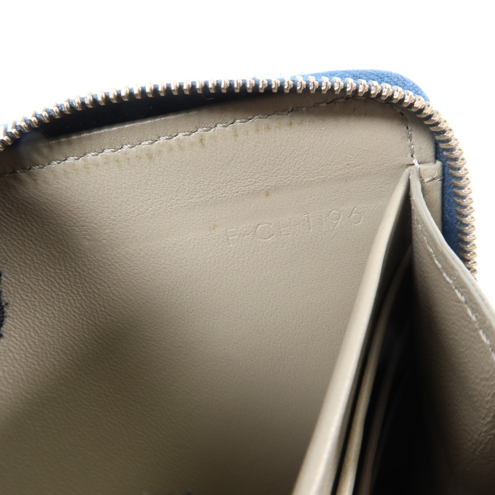 CELINE 牛皮皮革Zipper Long Wallet長錢包