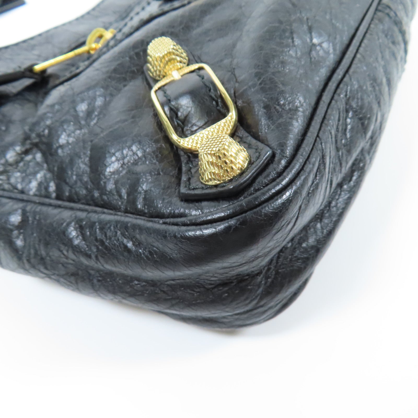 BALENCIAGA【激減優惠】 牛皮皮革Shoulder Bag金扣肩背袋