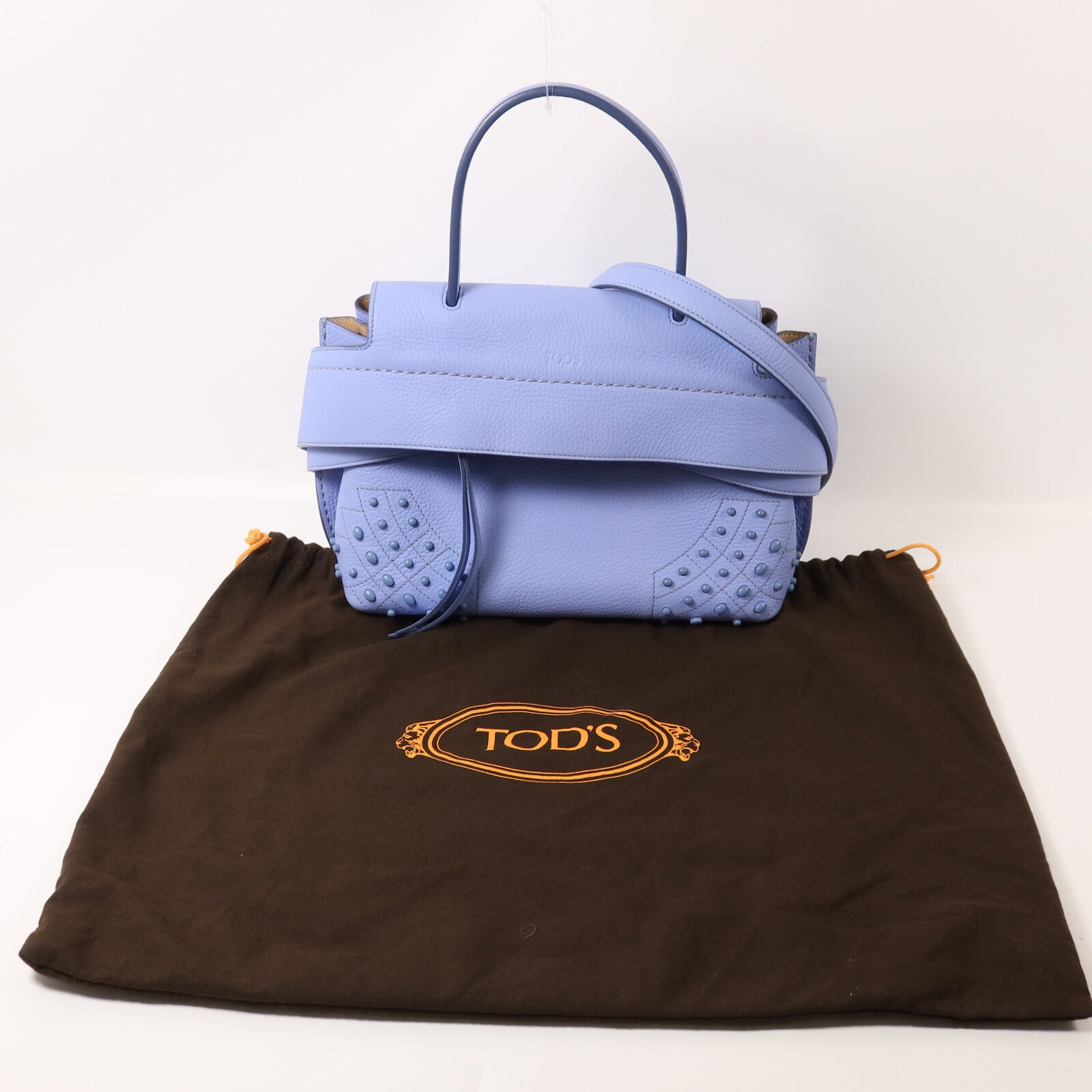 TOD'S 牛皮皮革2 Way Shoulder手挽肩背兩用袋