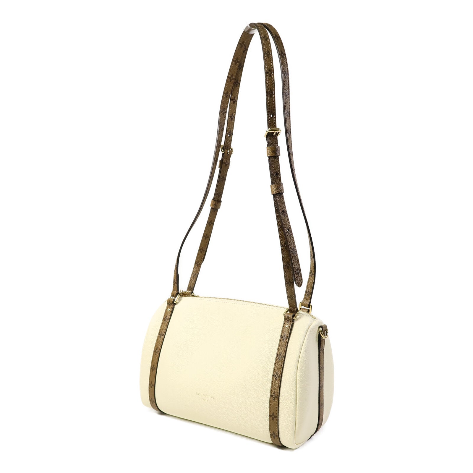 LOUIS VUITTON Monogram Reverse/皮革Express PM手挽肩背兩用袋