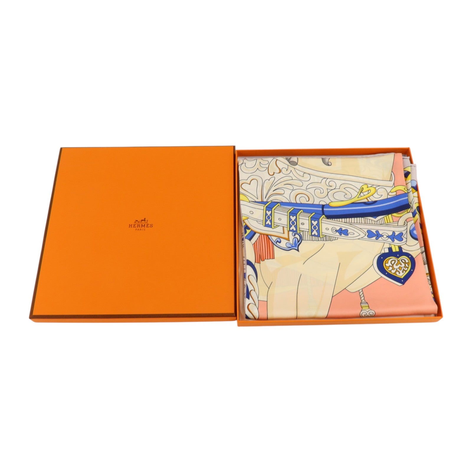 HERMES 絲質Scarf 90x90cm絲巾