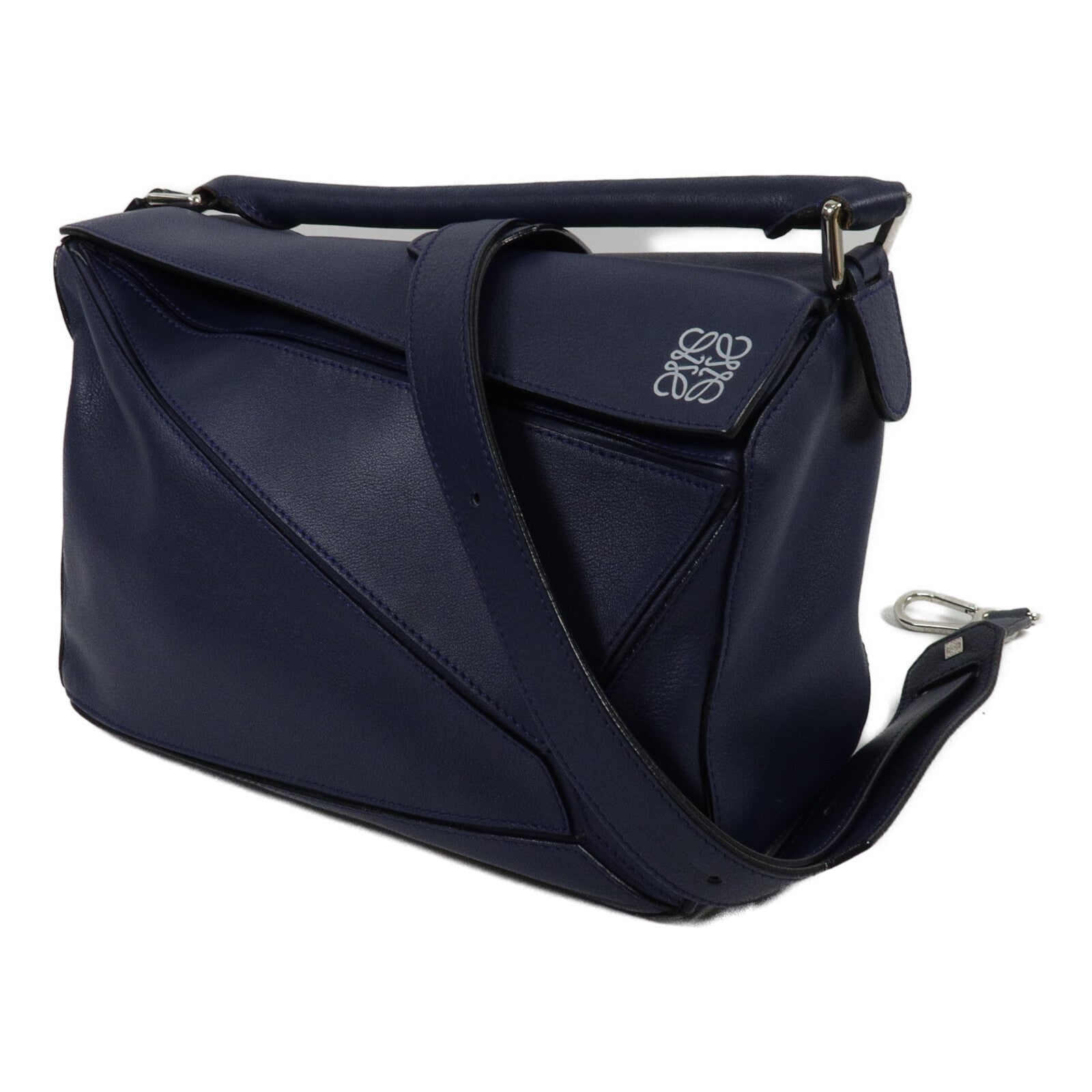 LOEWE 牛皮皮革Puzzle Medium手挽肩背兩用袋