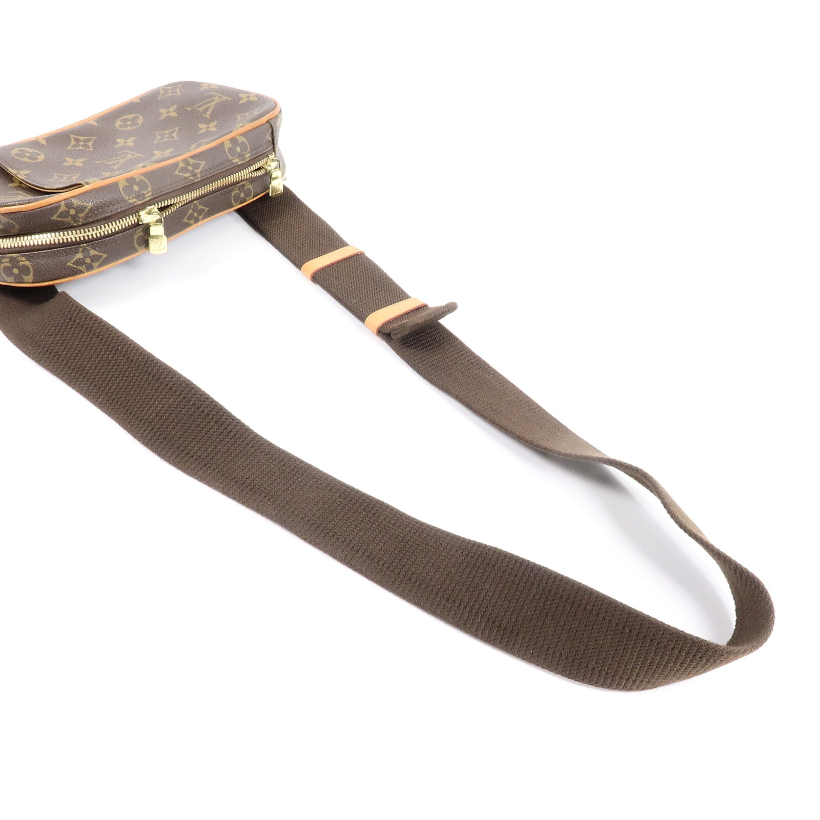 LOUIS VUITTON Monogram Pochette Gange金扣肩背袋