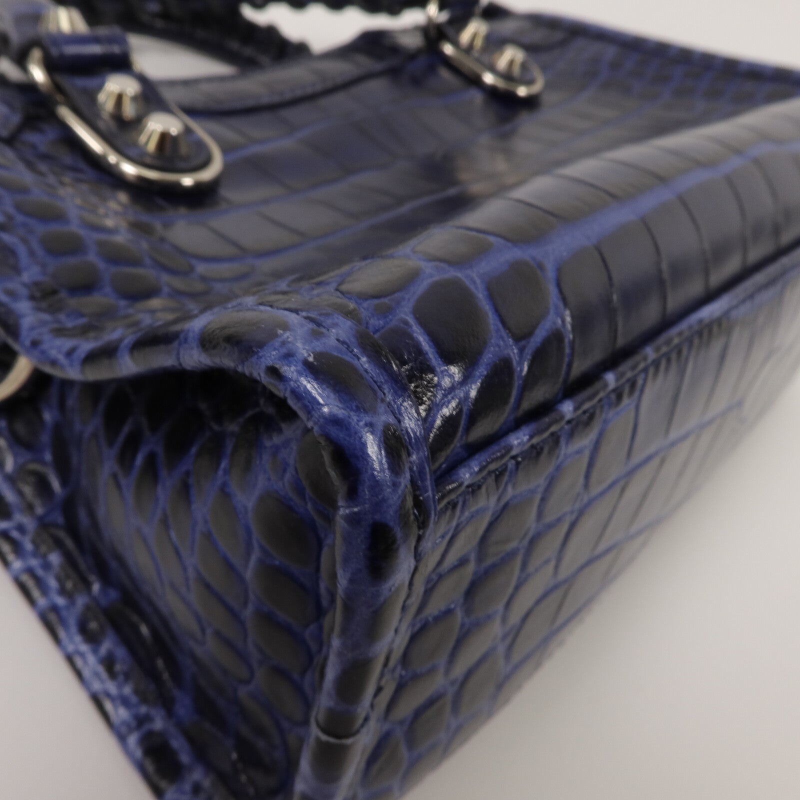 BALENCIAGA 牛皮皮革Mini City手挽肩背兩用袋