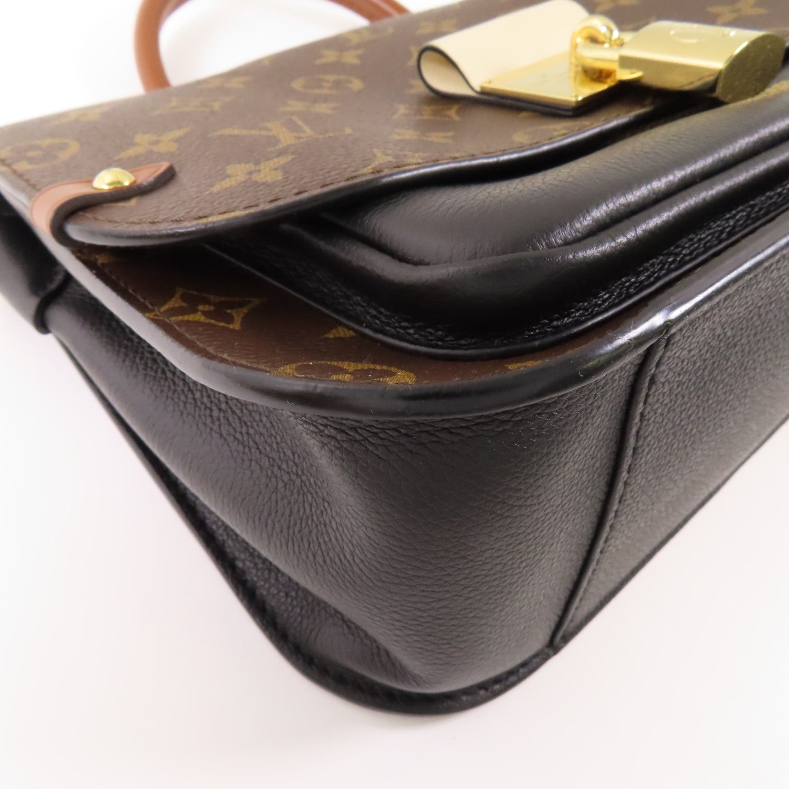 LOUIS VUITTON Monogram Vanguard金扣手挽肩背兩用袋