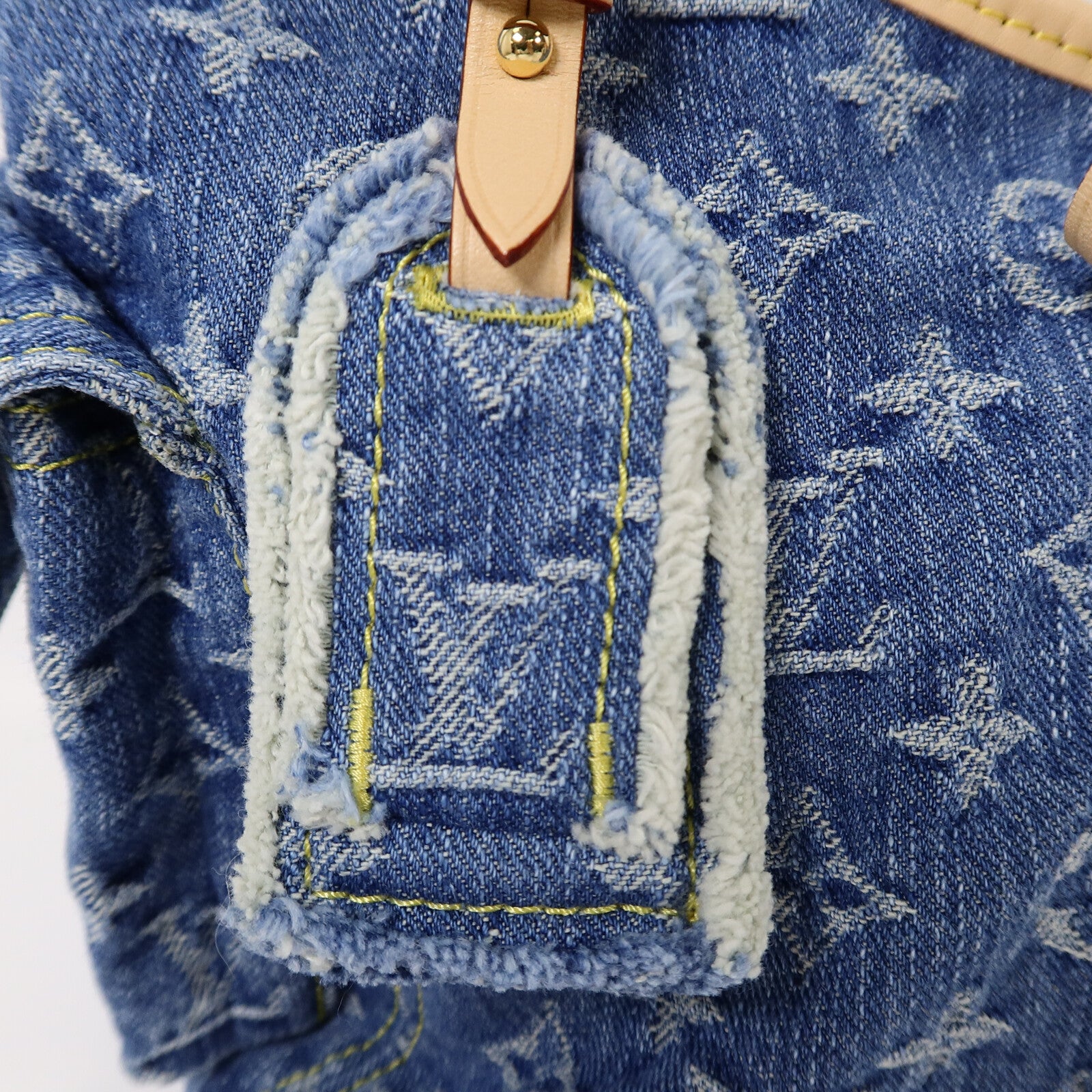 LOUIS VUITTON Monogram Denim Carryall Cargo PM肩背袋