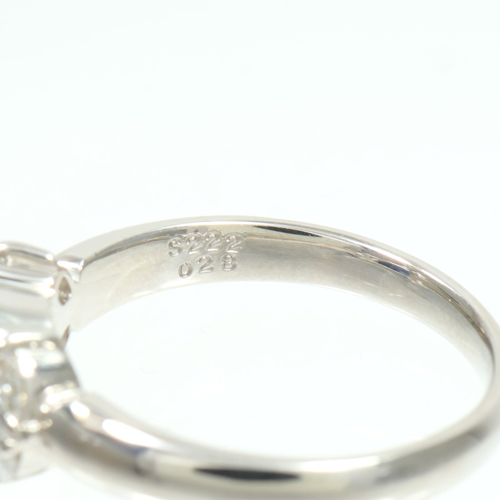 JEWELRY PT900鉑金Sapphire Diamond Ring藍寶石/鑽石戒指