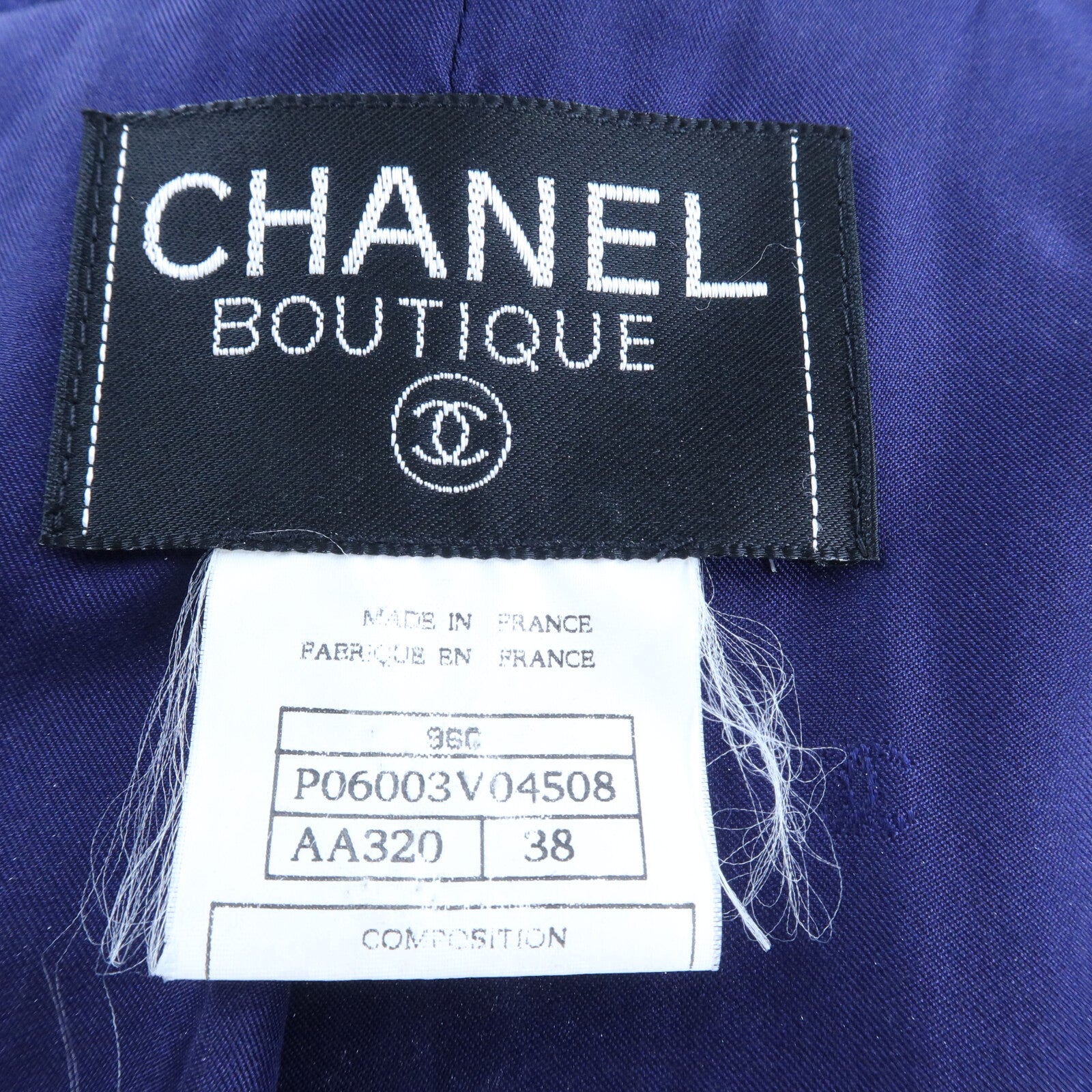 CHANEL Wool/Nylon Jacket外套