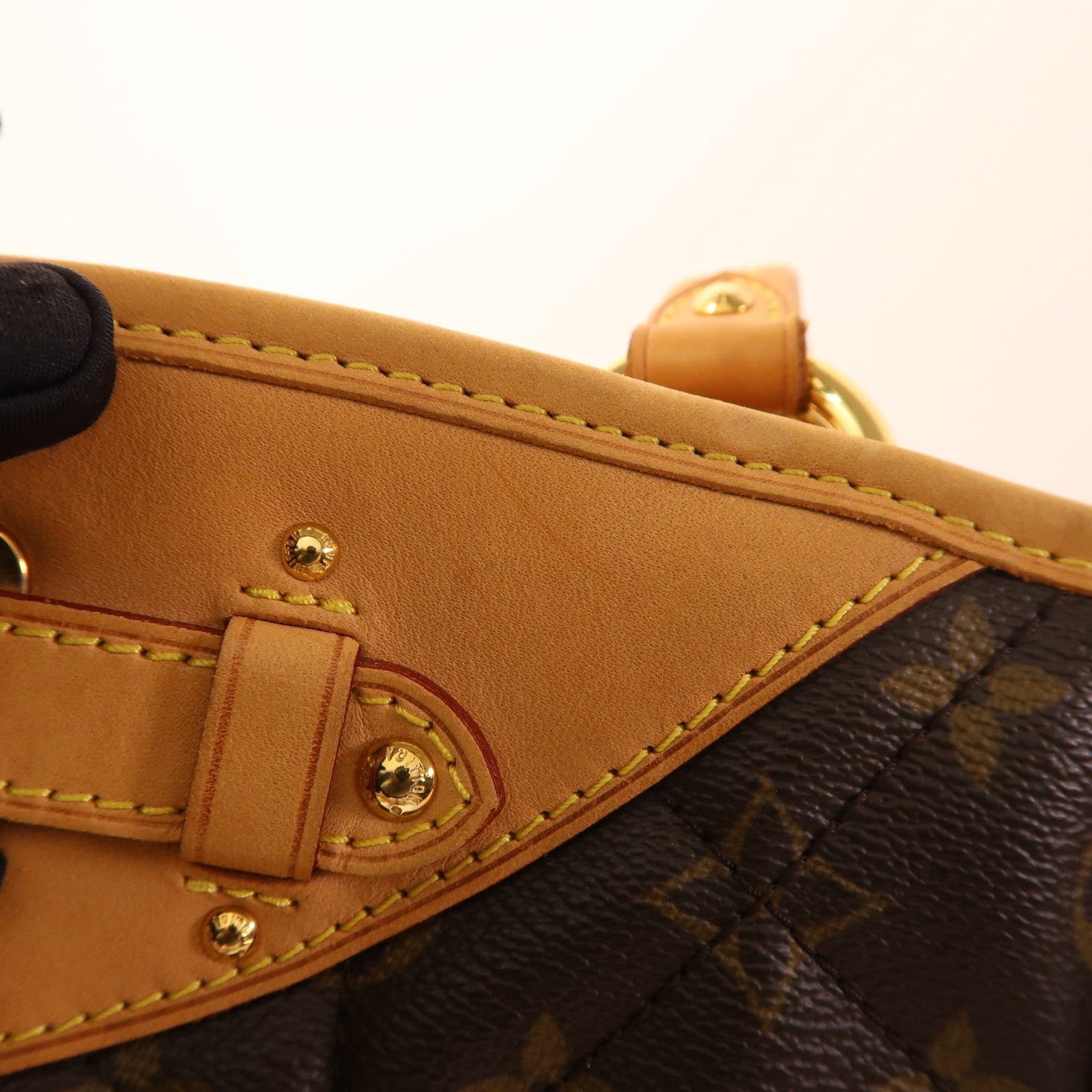 LOUIS VUITTON Monogram Etolie金扣手挽袋
