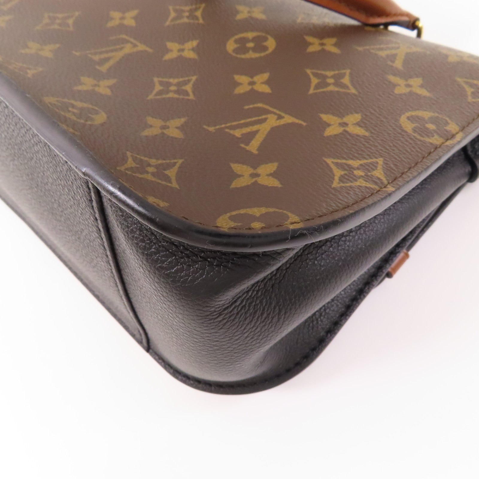 LOUIS VUITTON Monogram Vanguard金扣手挽肩背兩用袋
