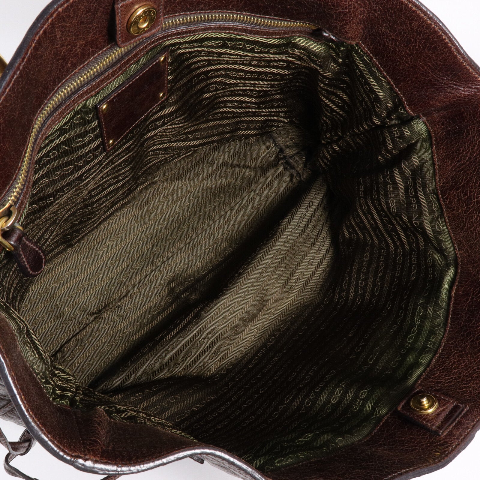 PRADA 牛皮皮革Handbag/Tote Bag手挽袋