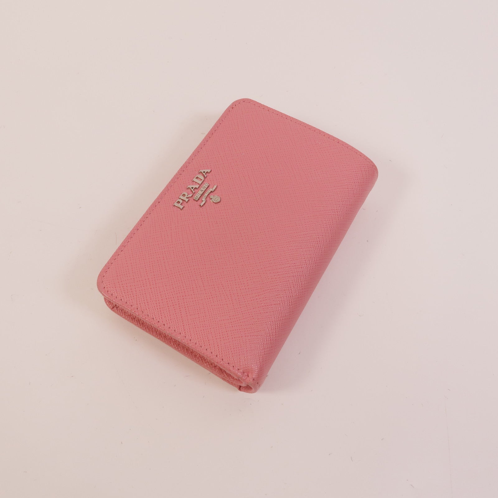 PRADA 牛皮皮革Bi-fold L-Shaped Zipper Wallet錢包