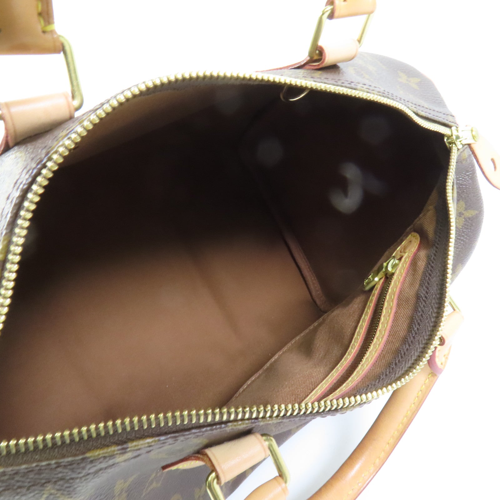 LOUIS VUITTON Monogram Speedy 25金扣手挽袋