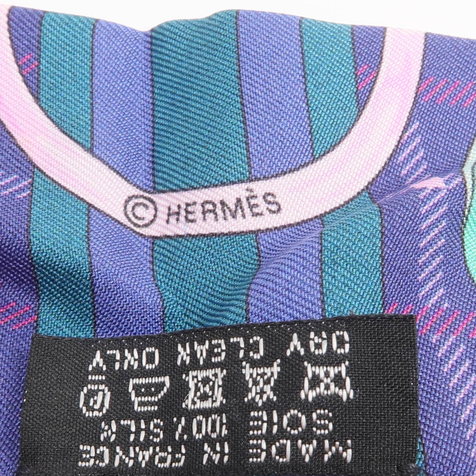 HERMES 絲質Twilly絲巾