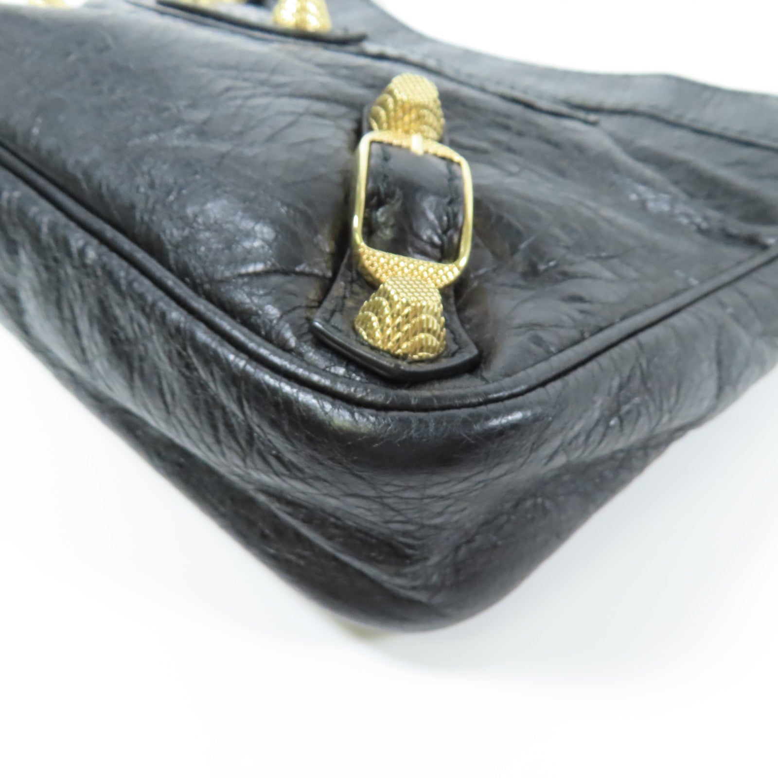 BALENCIAGA【激減優惠】 牛皮皮革Shoulder Bag金扣肩背袋