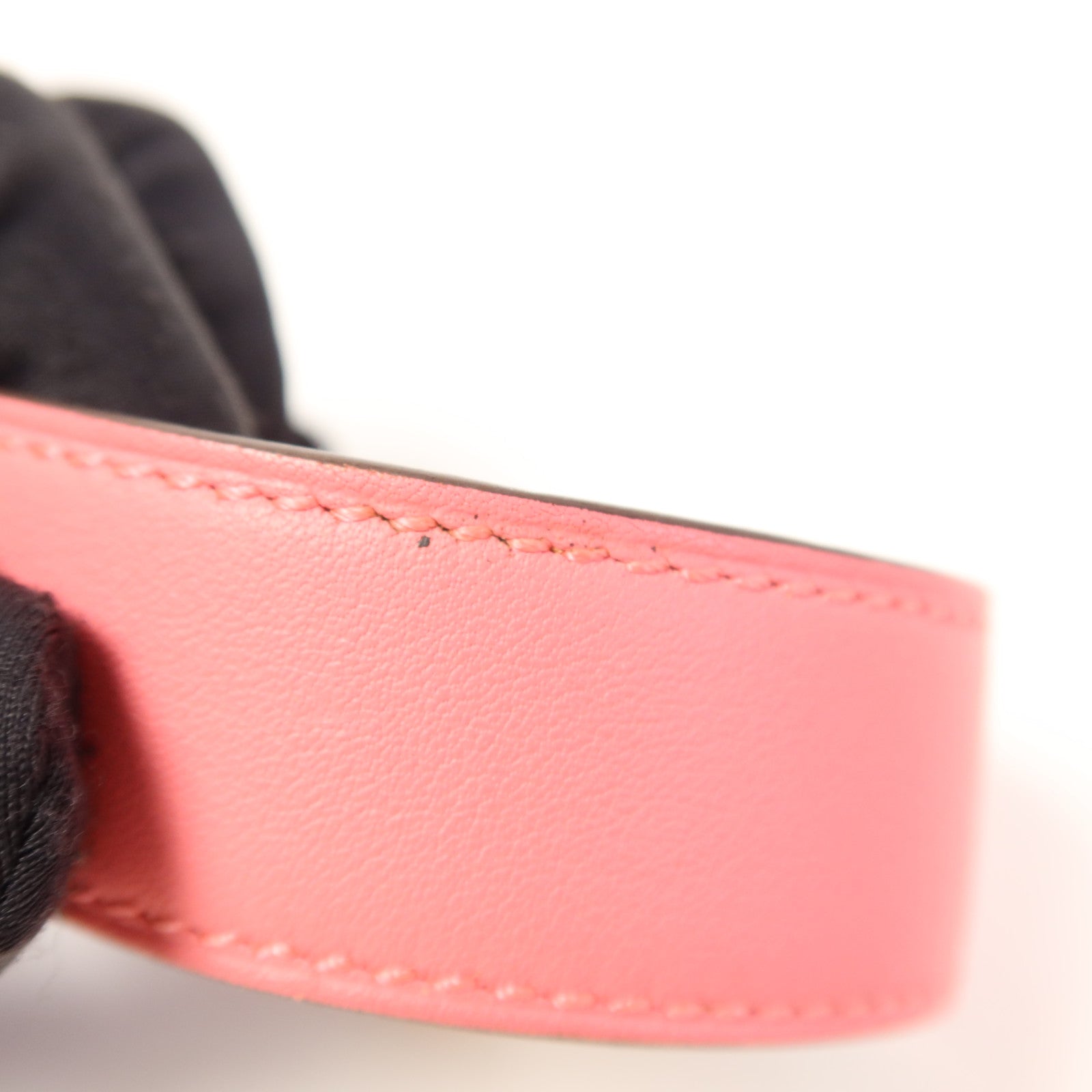 HERMES Swift皮革Collier De Chien金扣手鐲