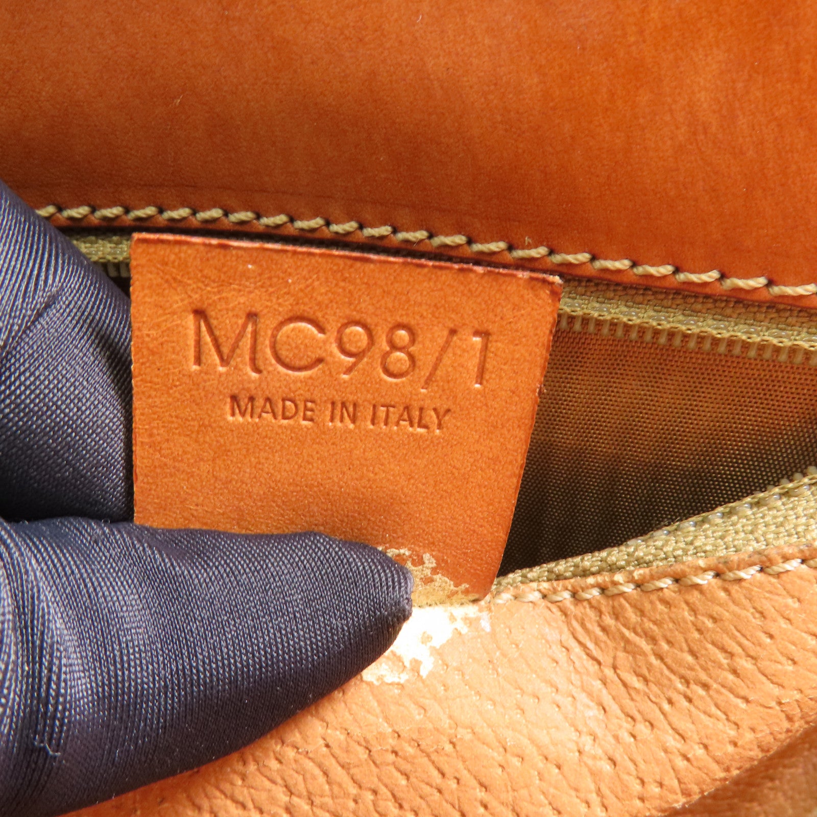 CELINE GHW Hand Bag Coated Canvas Brown