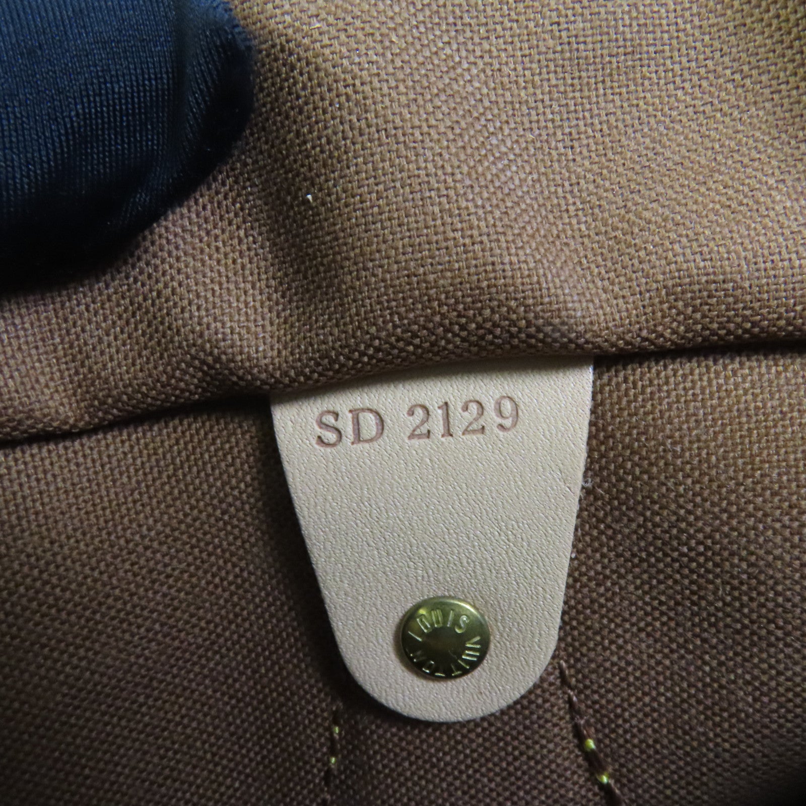 LOUIS VUITTON Monogram Speedy 25金扣手挽袋