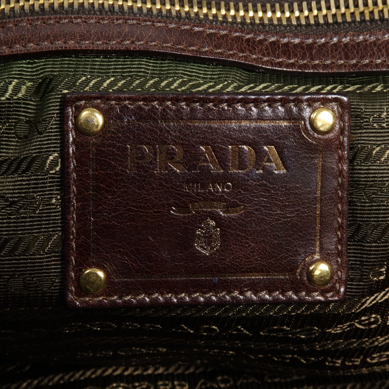 PRADA 牛皮皮革Handbag/Tote Bag手挽袋