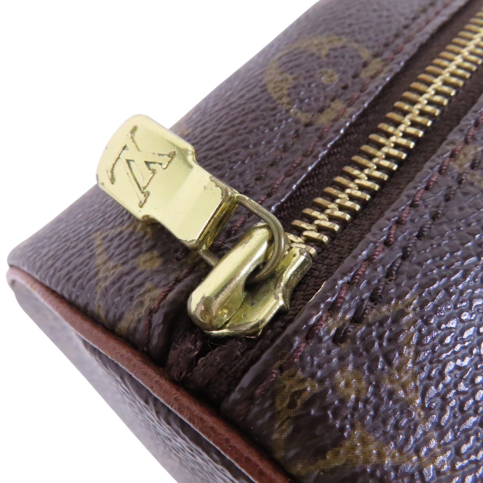 LOUIS VUITTON Monogram Papillon PM金扣手挽袋