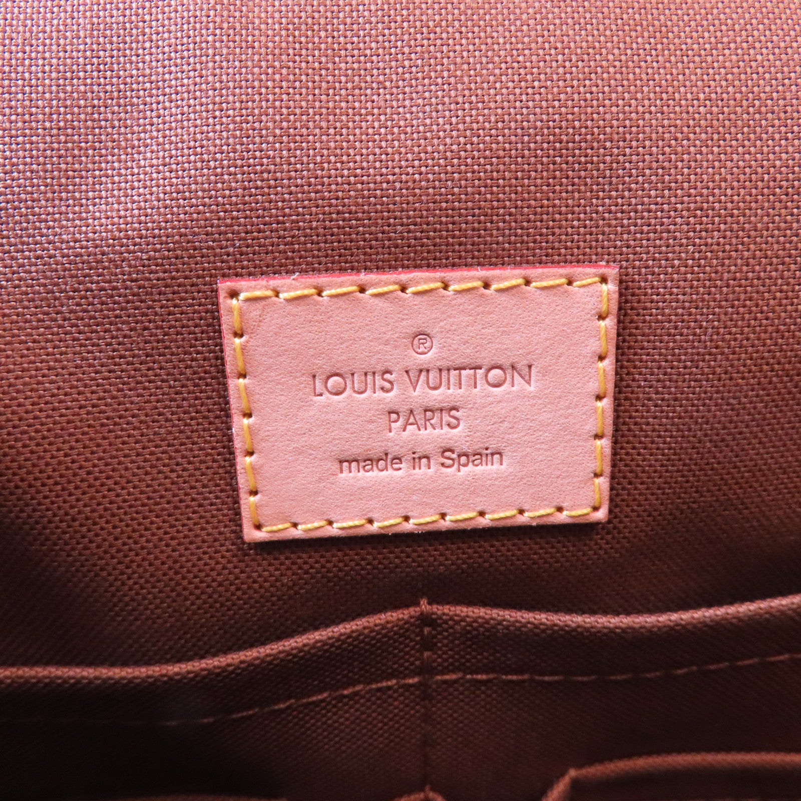 LOUIS VUITTON Monogram Valmy MM金扣肩背袋啡色