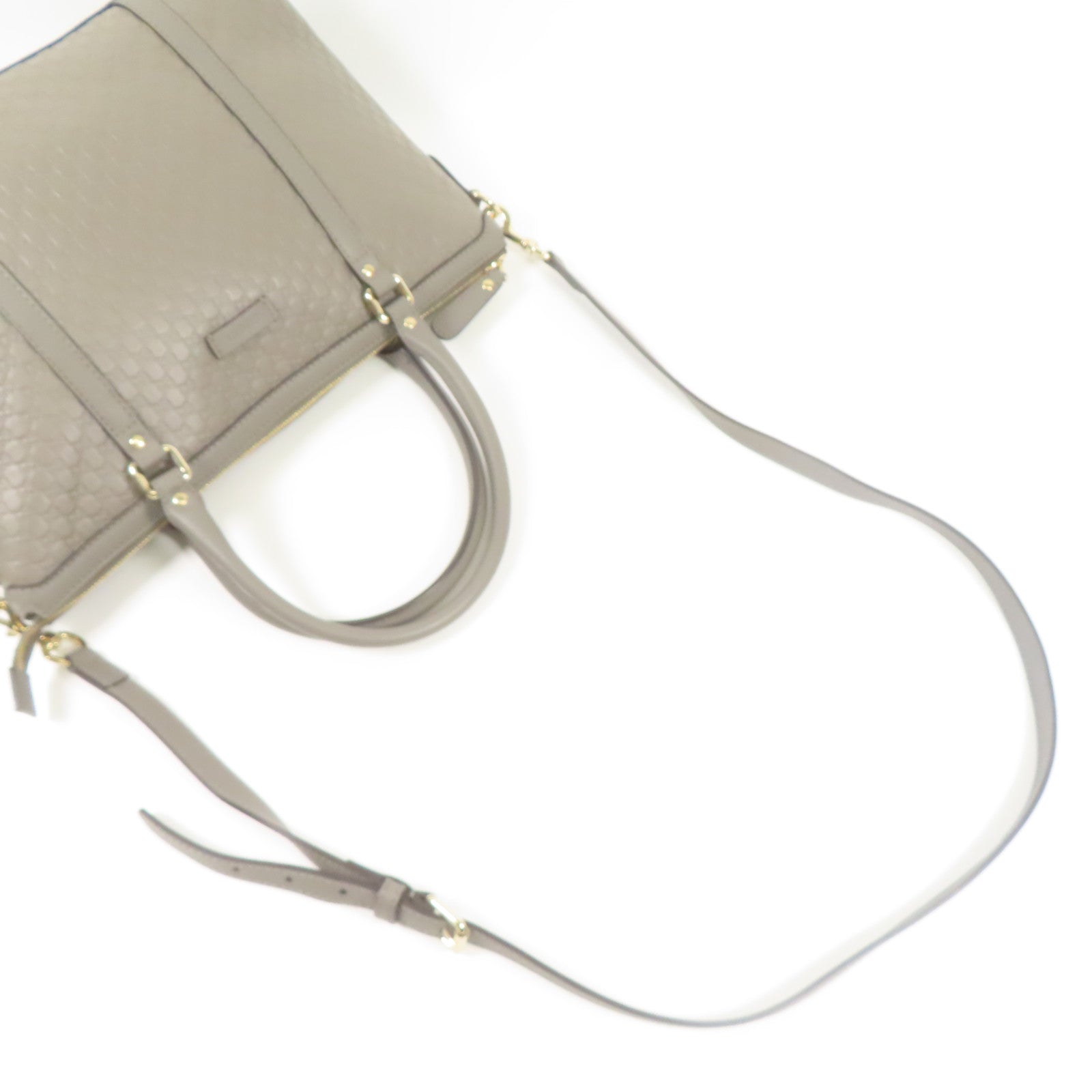 GUCCI 牛皮皮革Shoulder Bag金扣手挽肩背兩用袋