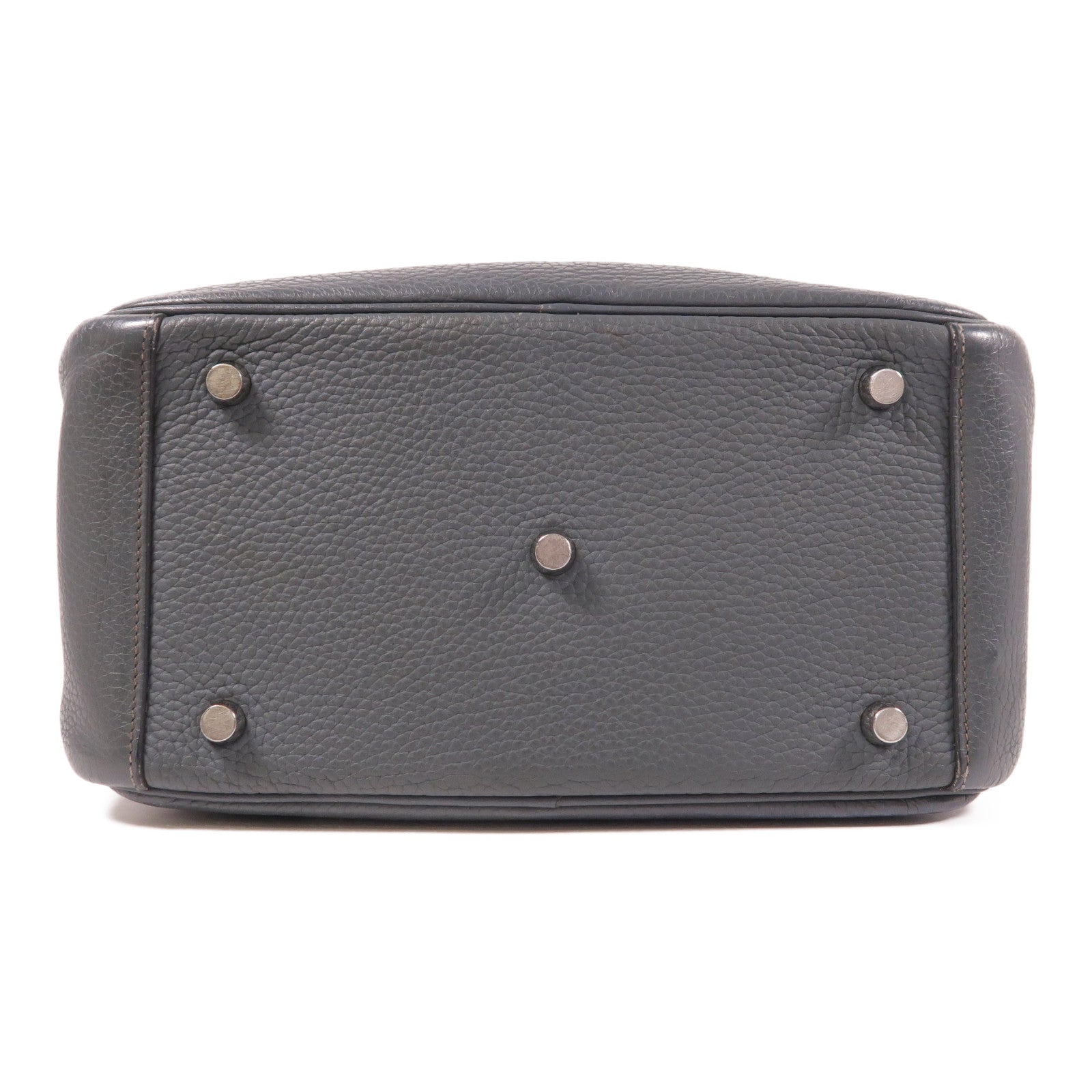 HERMES Clemence皮革Lindy 26銀扣手挽肩背兩用袋