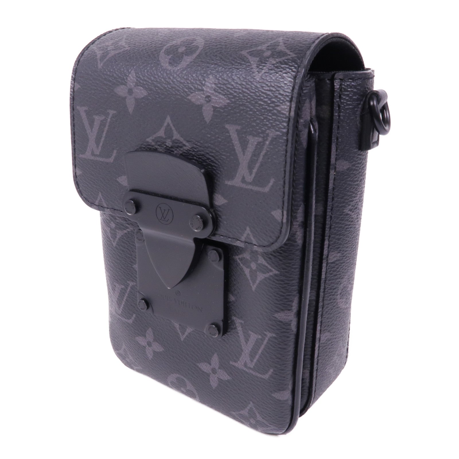 LOUIS VUITTON Monogram Eclipse S-Lock肩背袋